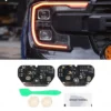 PAR DE MODULOS DE FAROS AMBAR FORD RANGER RAPTOR
