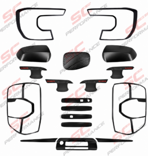 MOLDURAS DE FAROS Y MANIJAS PARA FORD RANGER 2023+