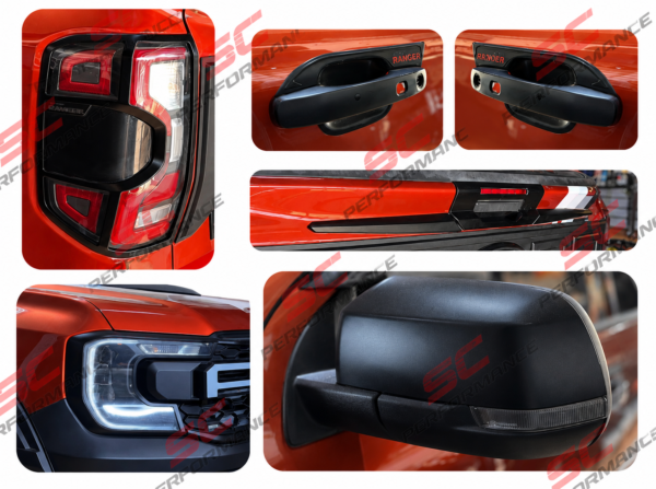 ChatGPT Image 11 ago 2026, 23_27_13 MOLDURAS DE FAROS Y MANIJAS PARA FORD RANGER 2023+