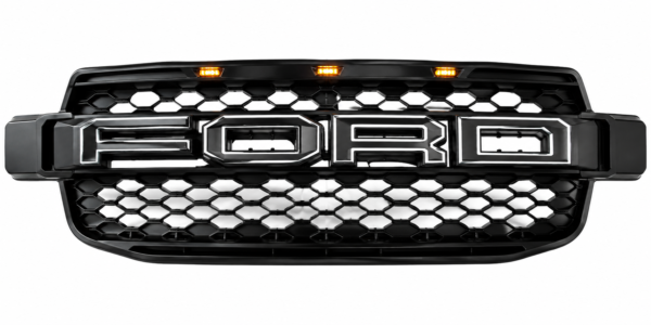 MASCARA CON LETRAS LED BLANCAS FORD RANGER 2023+