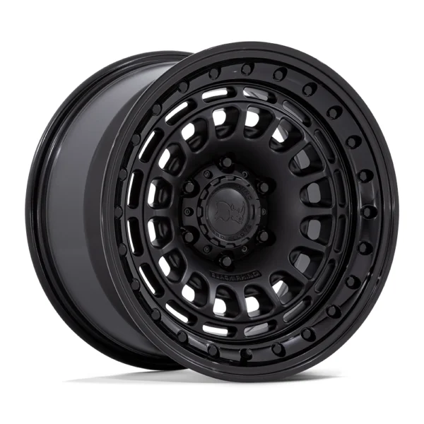 JUEGO DE AROS BLACK RHINO 17X9 6X139.7 ET -12 SAHARA NEGRO MATE